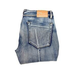 One Awesome Skinnies Super Low Waist Short Rise Ripped Denim Jeans Size 28